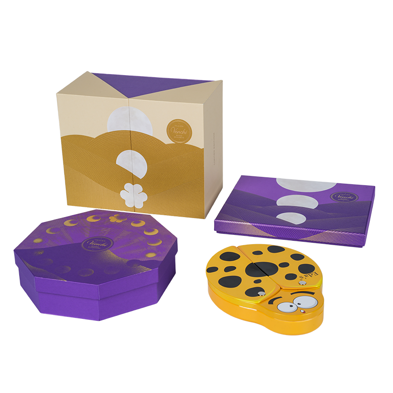 Stevige chocoladeverpakking met dubbele deur