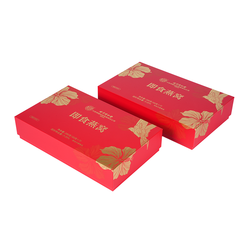 Stevige vogelnest-geschenkdoos met afneembaar deksel