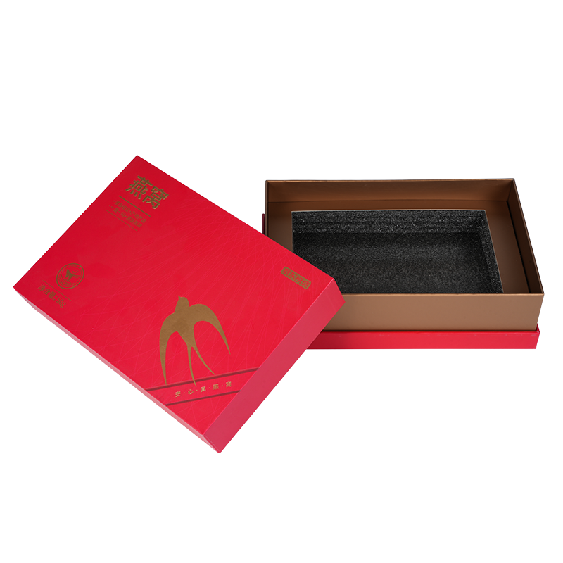 Stevige vogelnest-geschenkdoos met afneembaar deksel