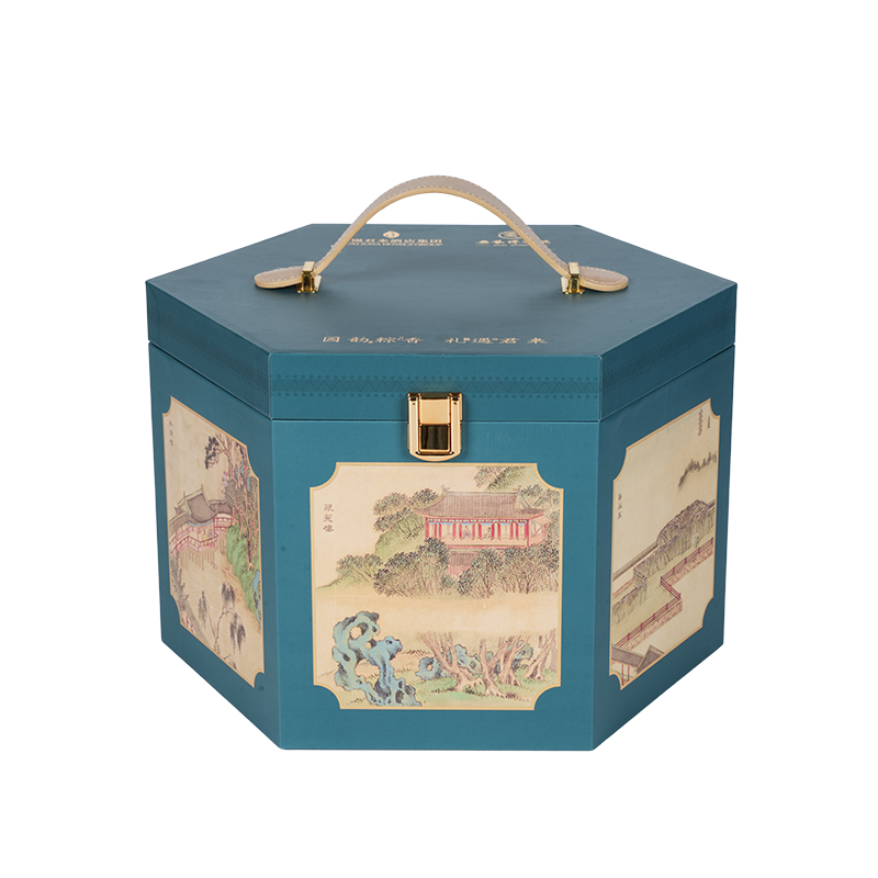 Stevige taartverpakking met dubbele deur