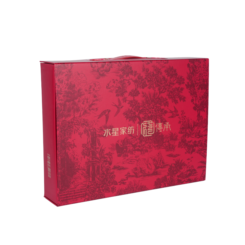 Aangroeiwerende en vochtbestendige gelamineerde boekvormige papieren dozen voor huishoudtextielverpakkingen