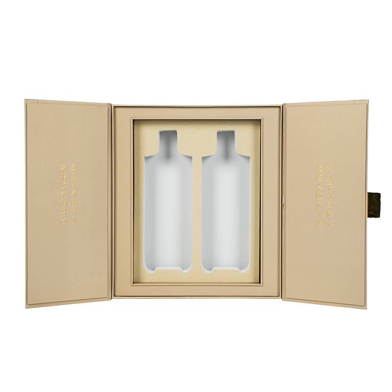 Stevige dubbeldeurs geschenkdoos voor eetbare olie