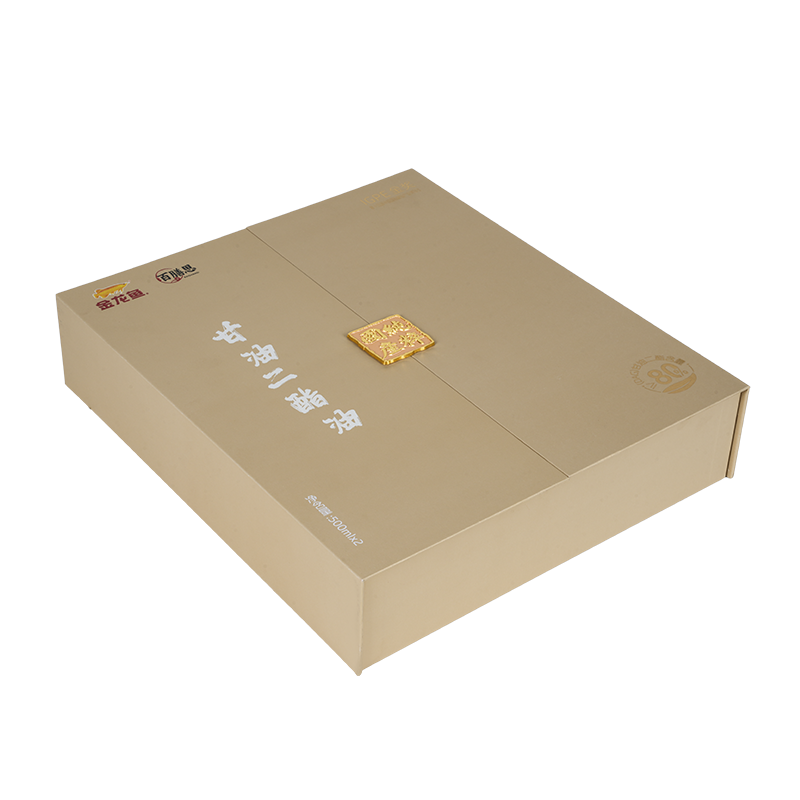 Stevige dubbeldeurs geschenkdoos voor eetbare olie