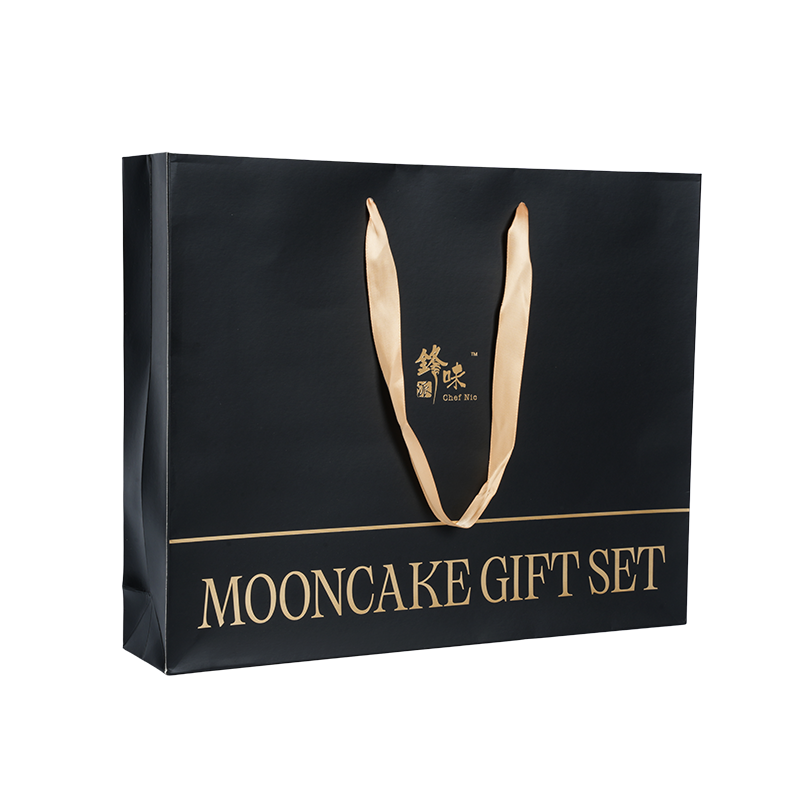 Waterbestendige draagtas van kraftpapier/wit kartonnen taarten