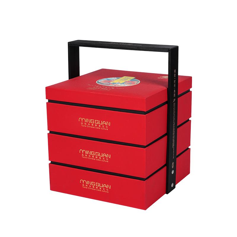 Stevige taartverpakking met dubbele deur