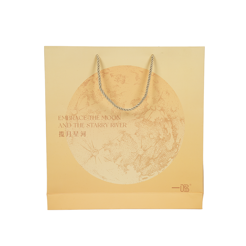 Waterbestendige draagtas van kraftpapier/wit kartonnen taarten