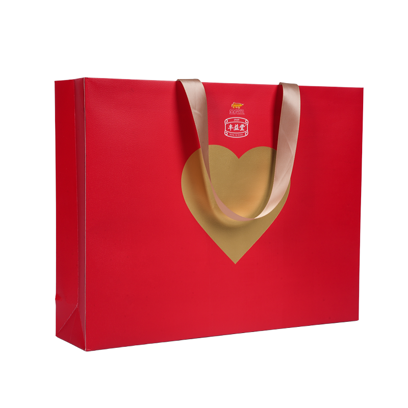 Waterdichte en warmgestempelde draagtas van kraftpapier voor eetbare olie