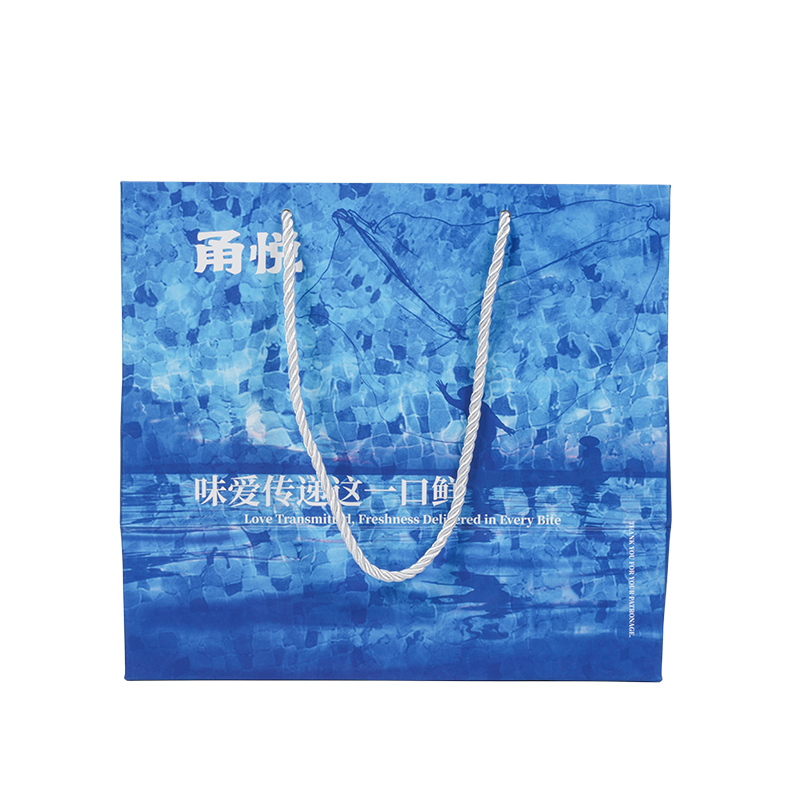 Middelzachte, draagbare afhaaltas van kraftpapier