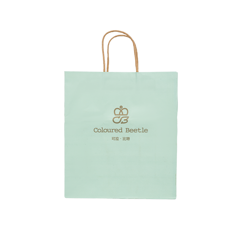 Kledingverpakking horizontale draagbare verdikte witte kartonnen zak