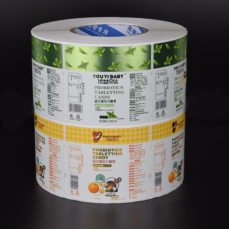 Gecoat papieren zelfklevend etiket