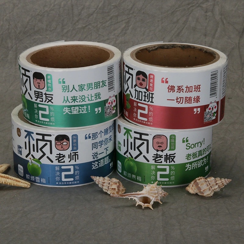 Gecoat papieren zelfklevend etiket