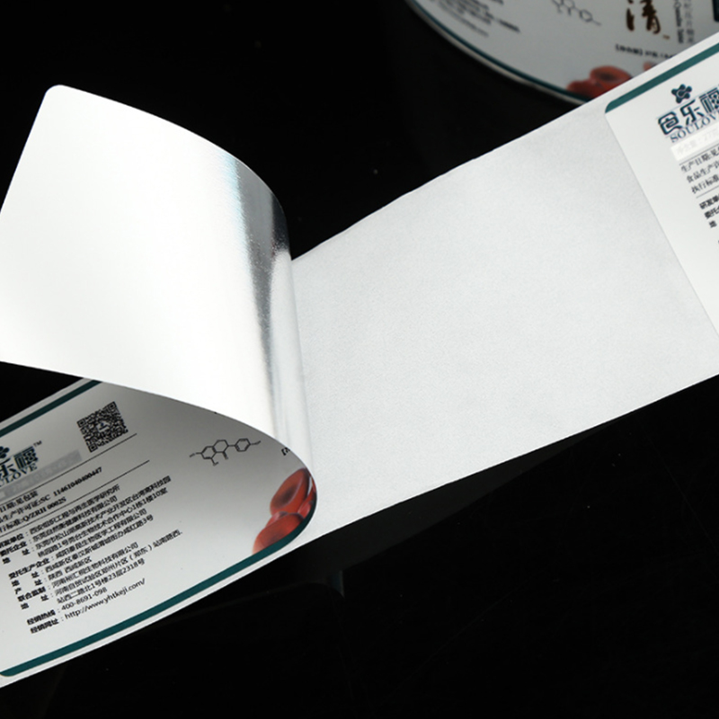 Zelfklevende etiketten voor gezondheidssupplementen